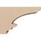 Ekena Millwork 4"W x 12"D x 8"H Classic Diane Rough Cedar Woodgrain TimberThane Corbel, Primed Tan CORUR04X12X08DIARCPR - alternate 4
